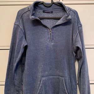 half-zip top size medium